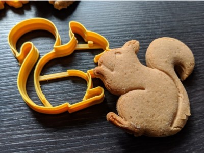 Eichhörnchen Plätzchen Gebäck Keksausstecher Glasur Fondant Backmasse niedliche Tier Nüsse