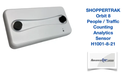 SENSORMATIC ShopperTrak Orbit 8 People / Traffic Counting Analytics Sensor H1001-8-21 - NEW