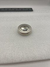 Conn/King sousaphone valve cap bottom - New Silver Plated