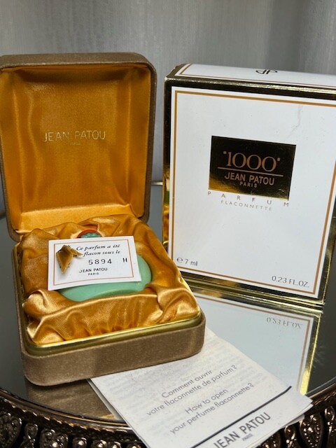 Jean Patou 1000 Extrait 7 ml vintage 1990. Luxury edition. Sealed