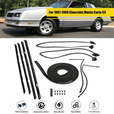 new For 81-88 Chevrolet Monte Carlo SS Complete Weatherstripping 