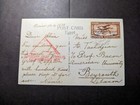 1931 Egypt Airmail LZ 127 Graf Zeppelin Postcard Cover Cairo to Beirut Lebanon — photo 2