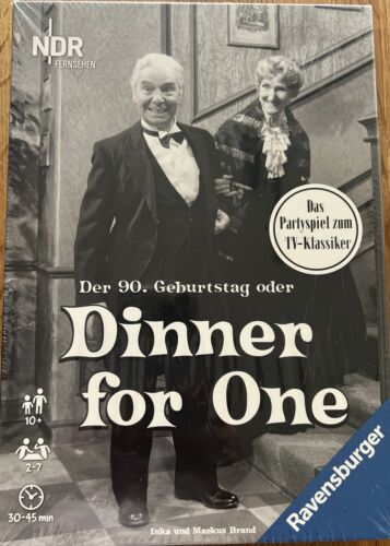 Ravensburger „Dinner For One“ Partyspiel zum TV- Klassiker-Klassiker Neu OVP - Bild 1 von 2