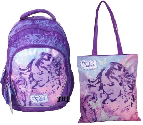 saldi sconti Zaino e Borsa VIOLETTA scuola elementare,media Disney viola |  eBay