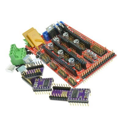 RAMPS 1.4 Controller Board + 5PCS DRV8825 StepStick Driver Module For 3D Printer