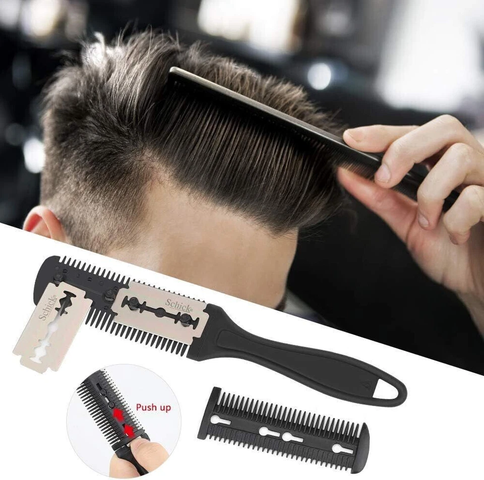 Forbici Dentate e Kit Accessori Set Professionale da Parrucchiere e Barbiere - Immagine 4 di 4