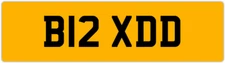 BRAD 😎 BRADLEY BRADS BRANDON BRAND B REGISTRATION PREFIX PRIVATE PLATE B12 XDD