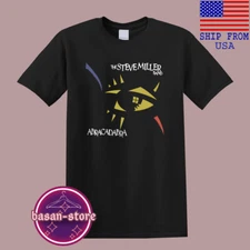 Steve Miller - Abracadabra Men's Black T-Shirt Size S-5XL