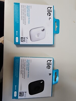 Tile Mate Universal Bluetooth Tracker GPS for Keychain/Phone/Bags Lot Of 2