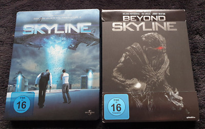 SKYLINE & BEYOND SKYLINE - 2 Filme als Ltd. SteelBook Ed. - BluRay - neuwertig
