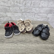 Lot of 3 infant boy shoes size 3 6-12 months