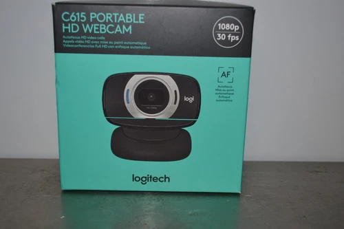 Logitech C615 HD Web Cam - Black New Open Box
