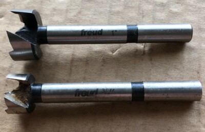 Deux Mèches Forstner Freud Precision Shear – 1.3/8" Et 1", Queue 3/8" Cannelée, Occasion