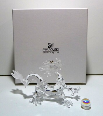 Retired Swarovski Crystal ZODIAC DRAGON (1999-2013) 7550 NR 000