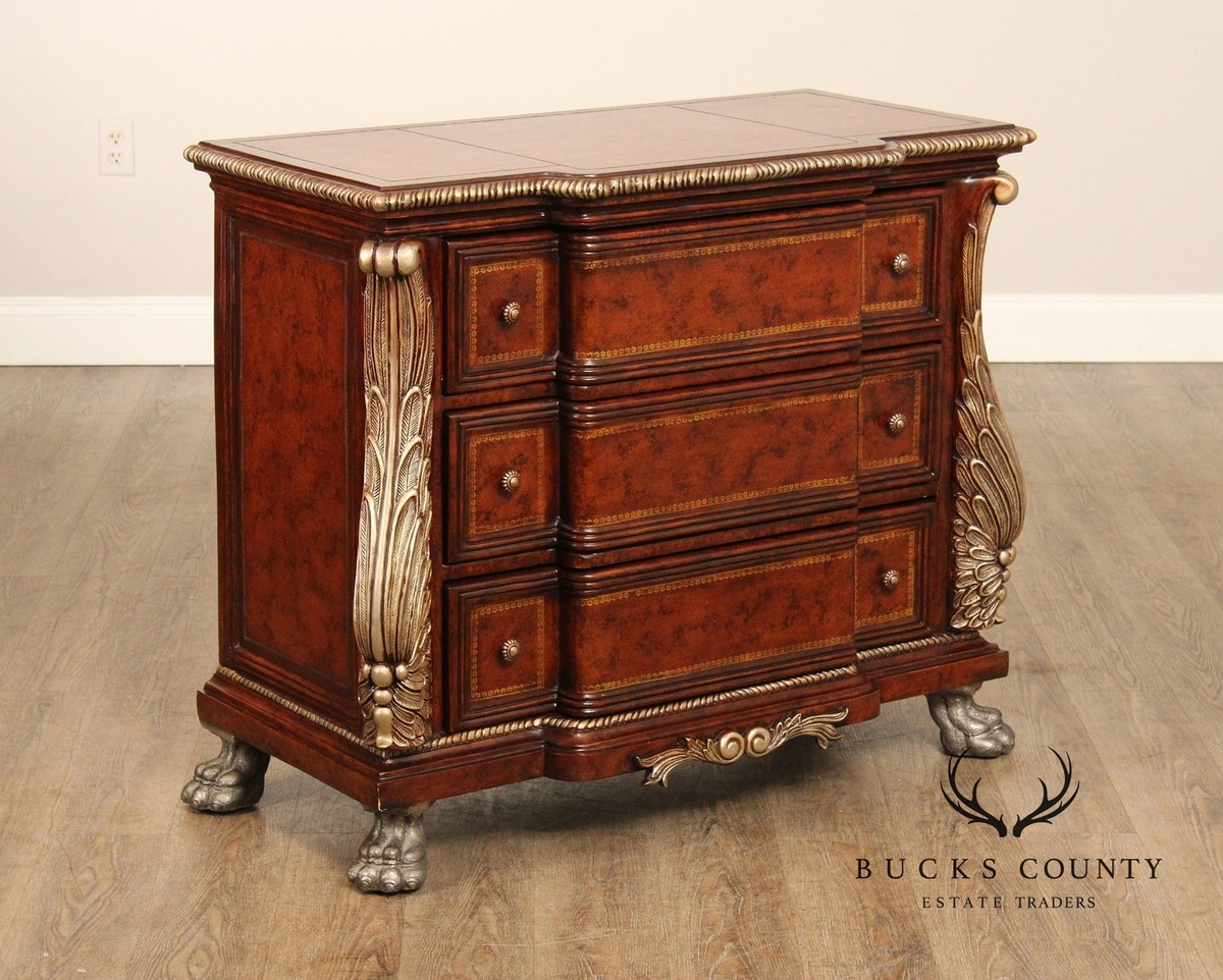 Collezione Europa Leather Wrapped Chest of Drawers | eBay Collezione Europa Leather Wrapped Chest of Drawers | eBay