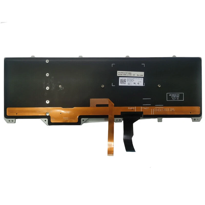 Nuevo teclado retroiluminado para computadora portátil para Dell Alienware 17 R2 R3 interfaz de usuario inglés Foto 2 de 2