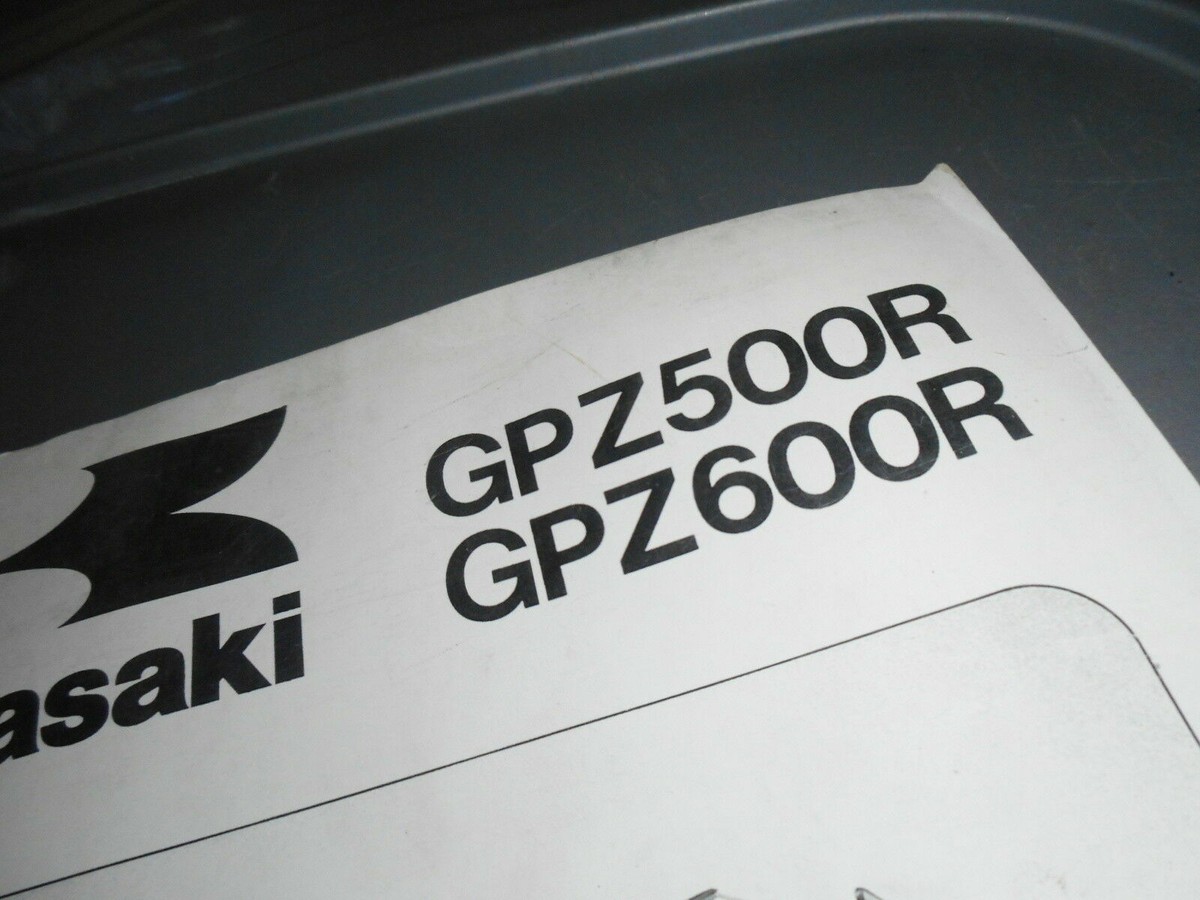 Kawasaki ZX500 ZX600 GPZ500R GPZ600R OEM Factory Service Manual