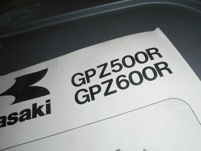 Kawasaki ZX500 ZX600 GPZ500R GPZ600R OEM Factory Service Manual