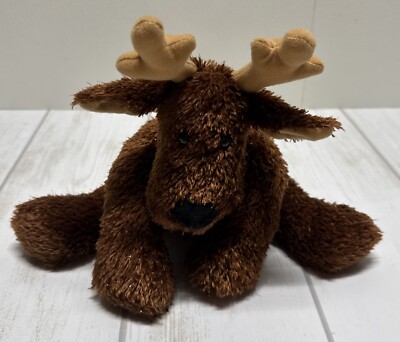 Hallmark SPARKLE BROWN Comet Christmas Reindeer Moose Bell 14'' Stuffed Plush