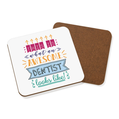 This Is What An Awesome Post Donna Guarda Come Sottobicchiere Set Di 4