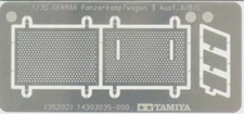 Tamiya 1/35th Scale Panzerkampfwagen II Ausf C - PE Parts from Kit No. 35299