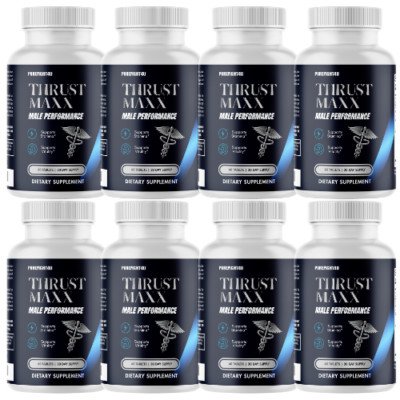 Thrust Maxx Daily Wellness Tablets for Energy & Endurance, 8 Bottles