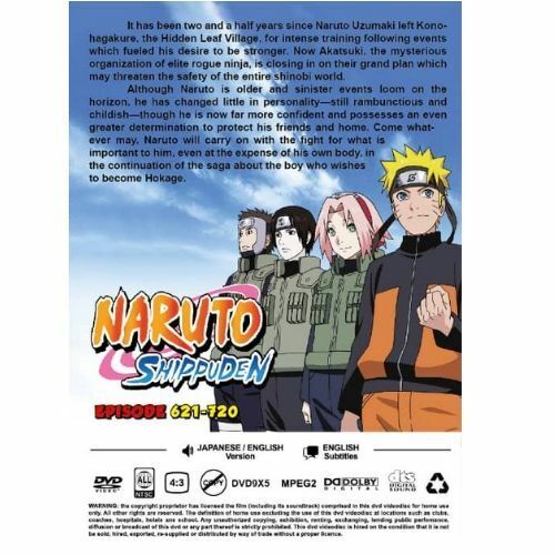 DVD Naruto Shippuden Anime Complete 1-720 Episode Series English