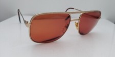 Vintage Marcolin 868 Gold Pilot Metal Sunglasses Italy FRAMES ONLY