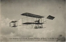 H. FARMAN AVIATION CHRISTIANS ON BIPLANE AVIATION WEEK PC (a22679)