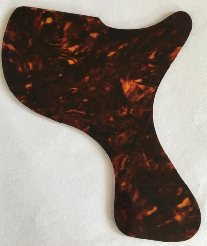 Fits Gibson Les Paul Junior 1958 Guitar Pickguard No Holes,1 Ply Brown Tortoise