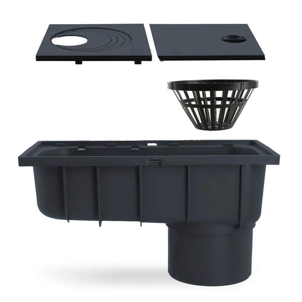 Millto™ Rain Sink Box 110mm Rainwater Drain Lower Gutter Drain - Image 3 of 4