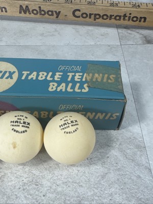 Rares Balles De Ping-pong Vintage Halex Ultra - Angleterre - Boîte D'origine