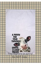 Funny, Cow, Dish Towel, 15 x 22, FREE shipping, hand, tea towels, choice, gifts