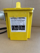 110V Site Transformer 1.5kVA X2 Sockets 
