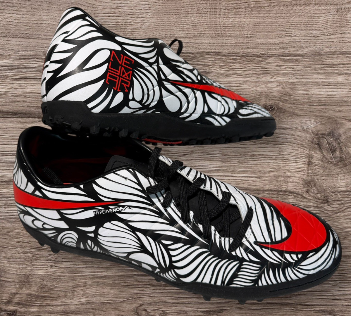Size 12 - Nike Hypervenom Phelon 2 NJR TF Black for sale online | eBay