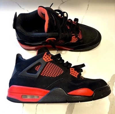 Air Jordan 4 Retro Red Thunder Men's (7) Mid Top Sneaker Shoes Nike CT8527-016