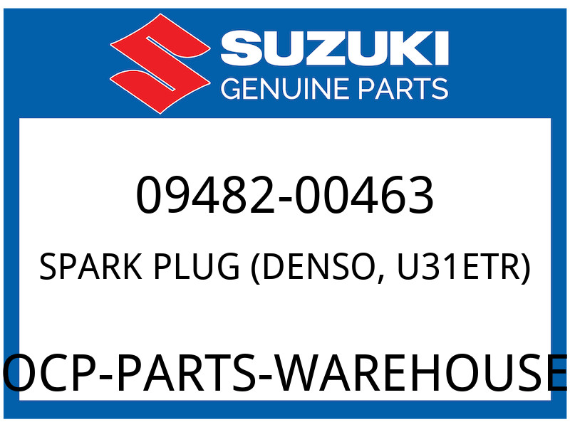 Suzuki OEM Part 09482-00463 SPARK PLUG ND.IJ31ETR