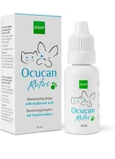Moisturizing Eye Drops for Dogs and Cats with Hyaluronic Acid. Lubricating Relie