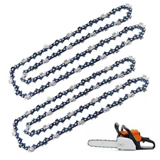 2-Packs 20 inch Chainsaw Chain .325" Pitch - .058" Gauge - 76 Drive Links for...