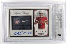 2019 Kyler Murray National Treasures Crossover Rookie Patch Laundry Tag Auto /5
