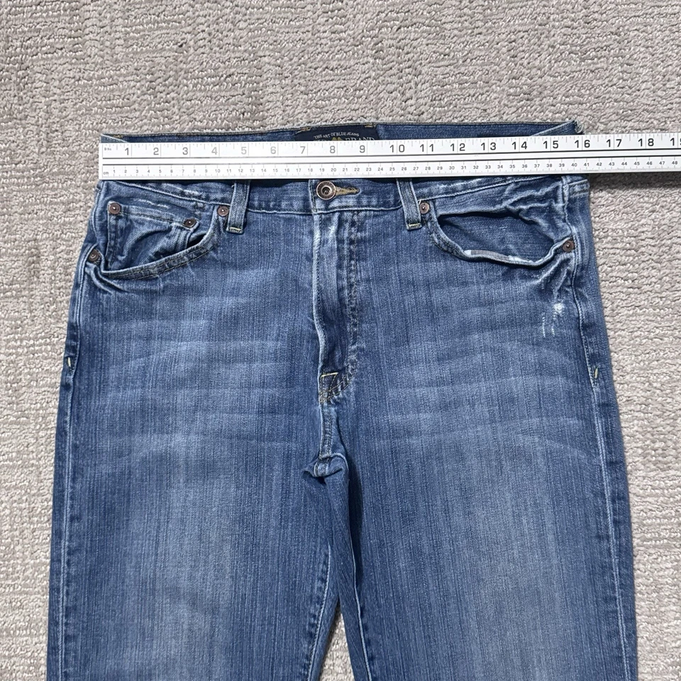 Lucky Brand Jeans Men's Size 32X32 Blue Mid Wash 361 Vintage Straight Denim USA - Image 4 of 4