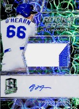 2019 CHRONICLES SPECTRA Rookie Jersey Patch Auto Emerald Prizm /25 Ryan O'Hearn
