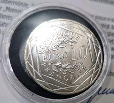 2014 €10 MONNAIE DE PARIS 333 SILVER FRANCE WITH CERTIFICATE 17GR.