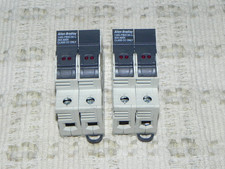 2 Allen Bradley 1492-FB2C-30-L Series B Class CC, 2-pole, 30 A 600 V Fuse Holder