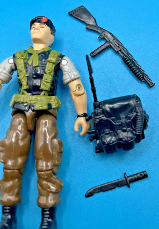 1988 Night Force Lt Falcon v2 Vintage Figure G.I. GI Joe 3.75 ARAH 100% Complete - Image 3 of 4