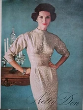 1956 Womens Nelly Don Dress vintage Fashion Ad