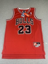 NEW Nike Team Michael Jordan 23 Chicago Bulls Jersey Red Size S Length 2 RED