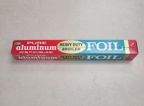 KMart Pure Aluminum Heavy Duty Broiler FOIL  SEALED  VTG  Kmart .66 Cent Tag  - Picture 3 of 6