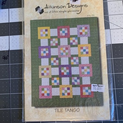 Quilt Pattern Atkinson Design ''Tile Tango'' ATK 131