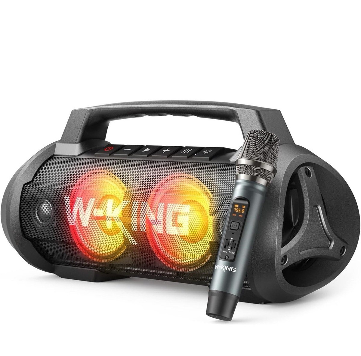 W-KING D10 + Mic Bluetooth Speaker 70W Hi-fi Speakers Wireless Bluetooth  camping | eBay UK